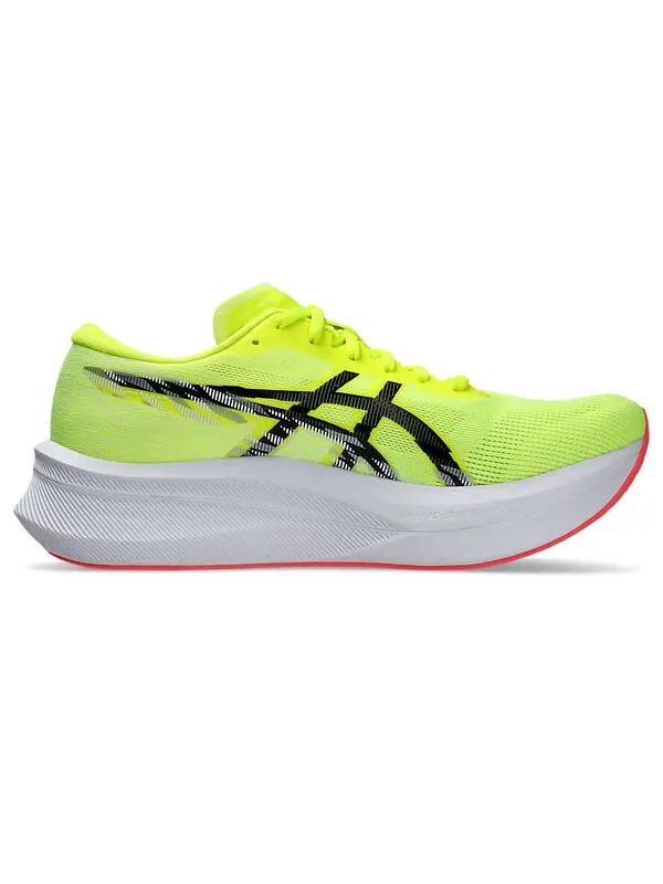 Кроссовки magic speed 4 wide 'safety yellow' Asics — изображение 2 из 4, желтый/черный