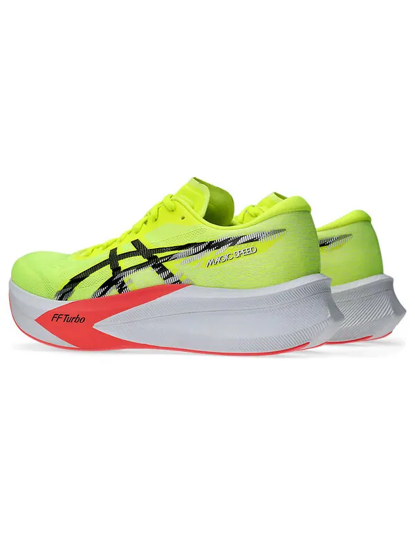 Кроссовки magic speed 4 wide 'safety yellow' Asics — изображение 4 из 4, желтый/черный