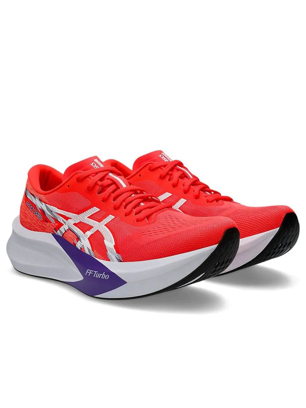 Кроссовки ASICS Magic Speed 4 'Flash Red White' — изображение 3 из 7, красный