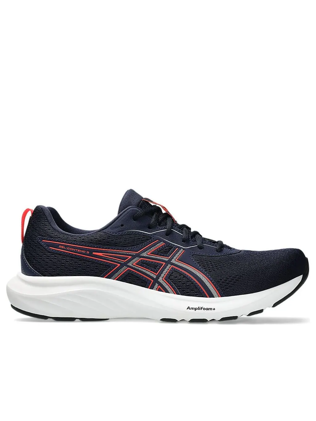 Кроссовки Asics Gel Contend 9 Extra Wide 'Midnight Flash Red' — изображение 2 из 7, красный