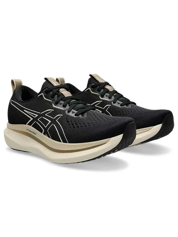 Кроссовки glideride 3 'black oatmeal' Asics — изображение 3 из 4, черный