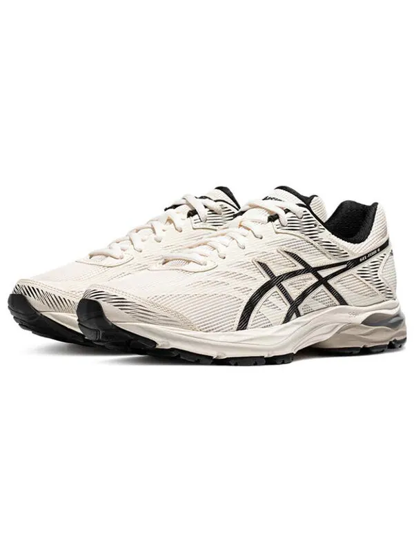 Кроссовки гель флюс 4 кроссовки Asics — изображение 2 из 4, белый/черный/бежевый