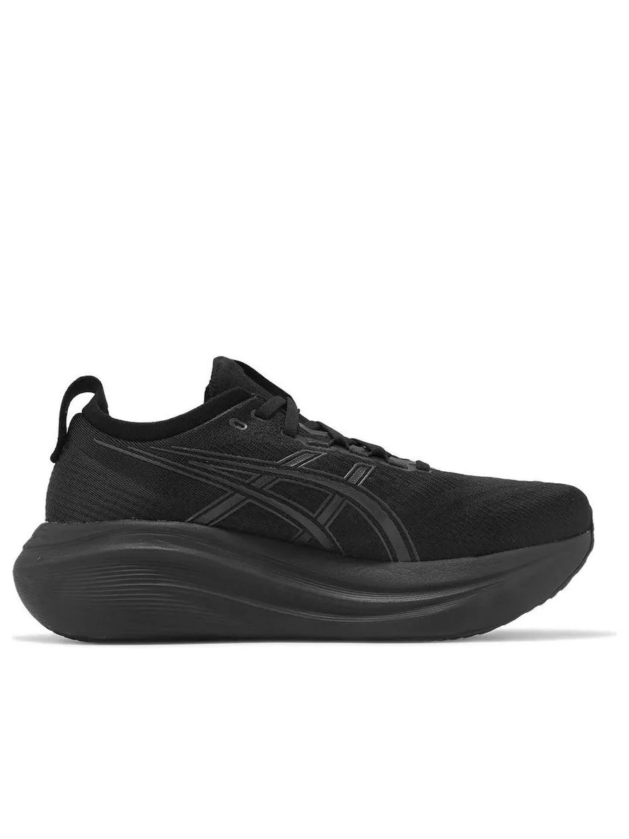 Кроссовки ASICS Gel-Nimbus 27 2E Wide 'Black' — изображение 2 из 5, черный