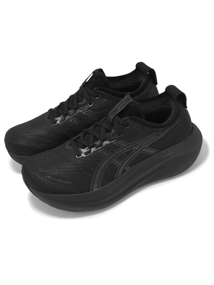 Кроссовки ASICS Gel-Nimbus 27 2E Wide 'Black' — изображение 3 из 5, черный