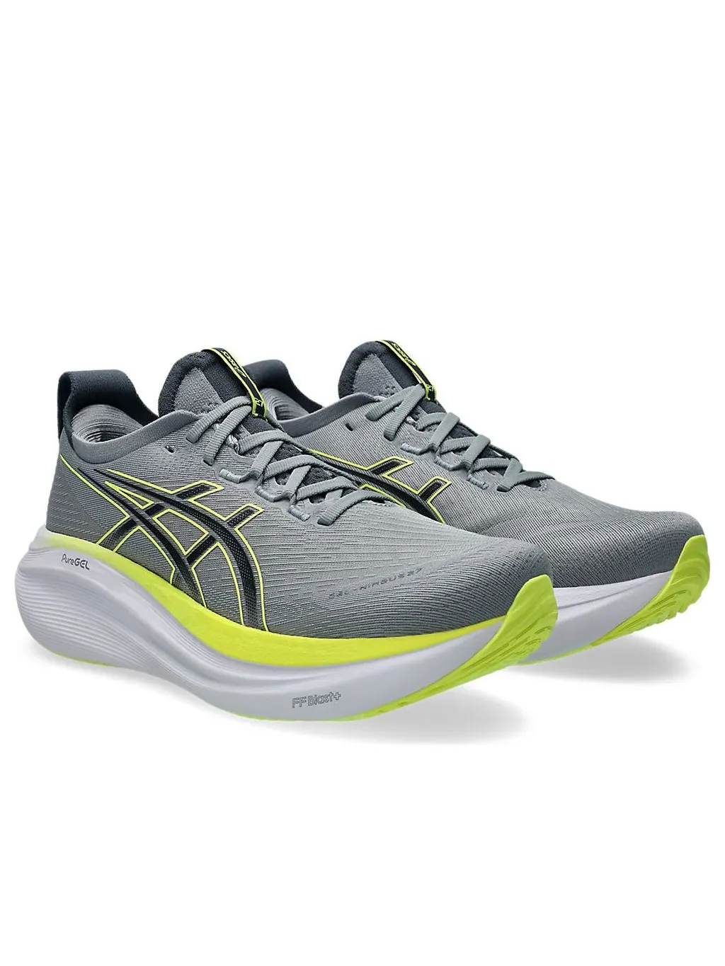 Кроссовки Asics Gel-Nimbus 27 Wide 'Gravel Carrier Grey' — изображение 3 из 7, серый