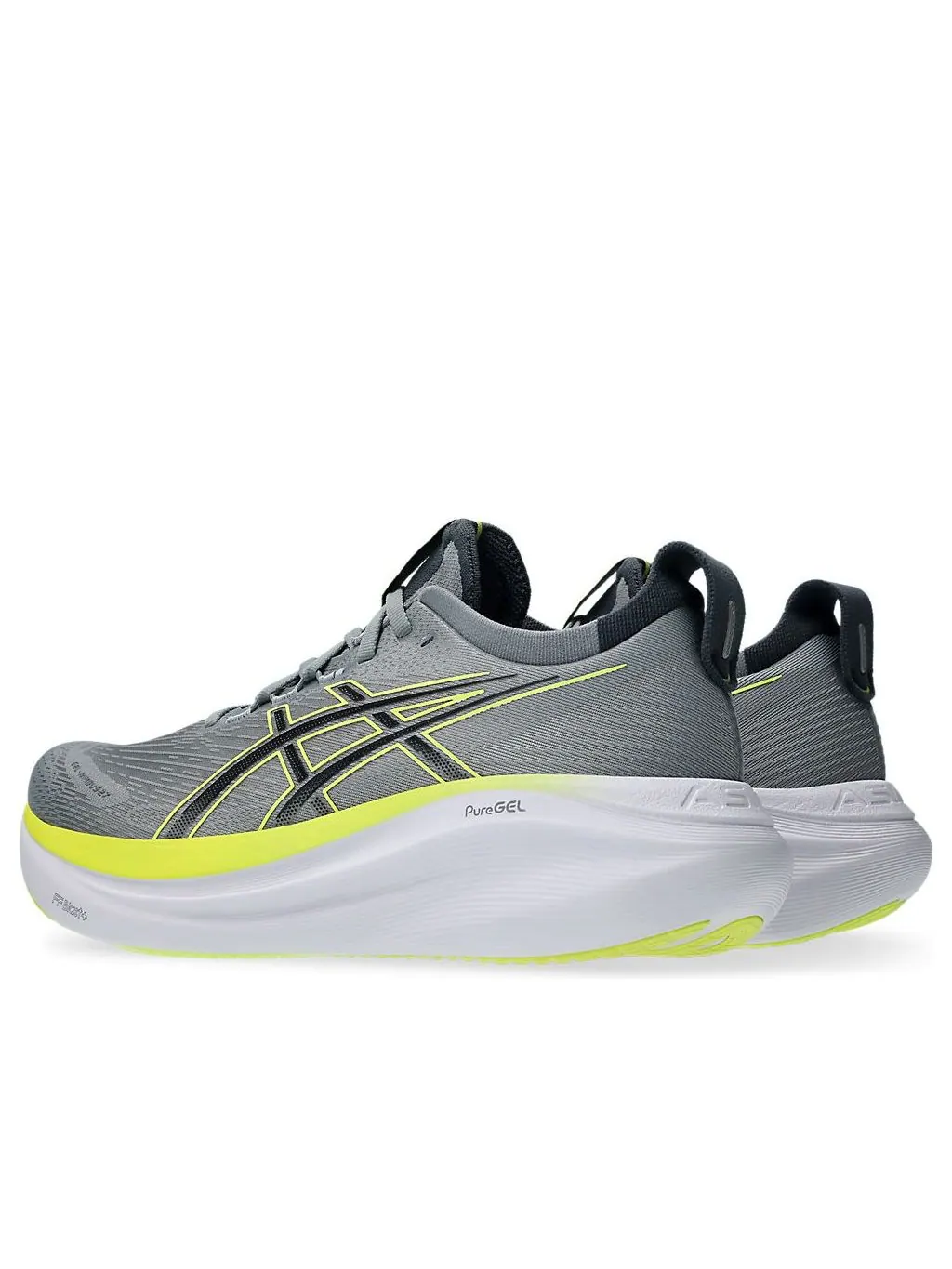 Кроссовки Asics Gel-Nimbus 27 Wide 'Gravel Carrier Grey' — изображение 4 из 7, серый