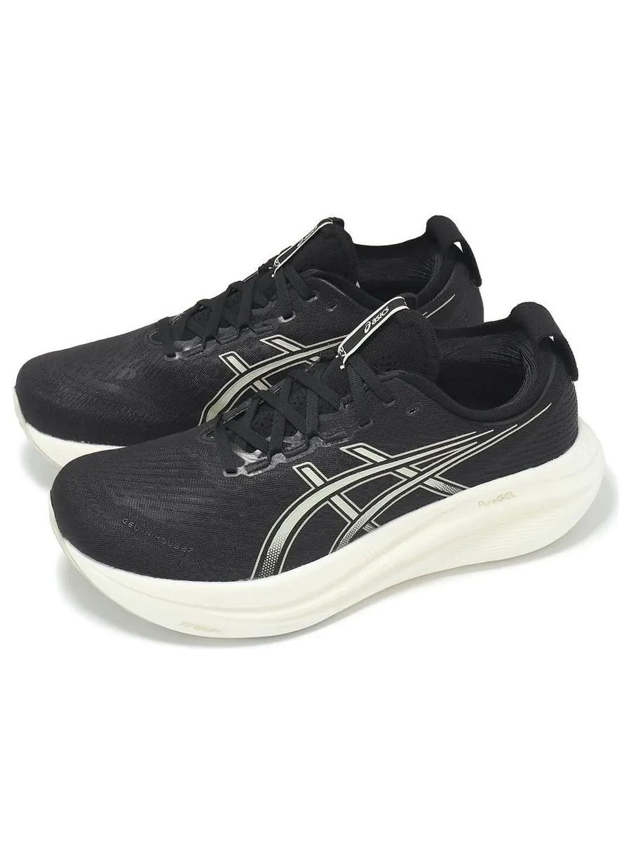 Кроссовки ASICS Gel-Nimbus 27 4E Extra Wide 'Black Beige' — изображение 3 из 5, черный