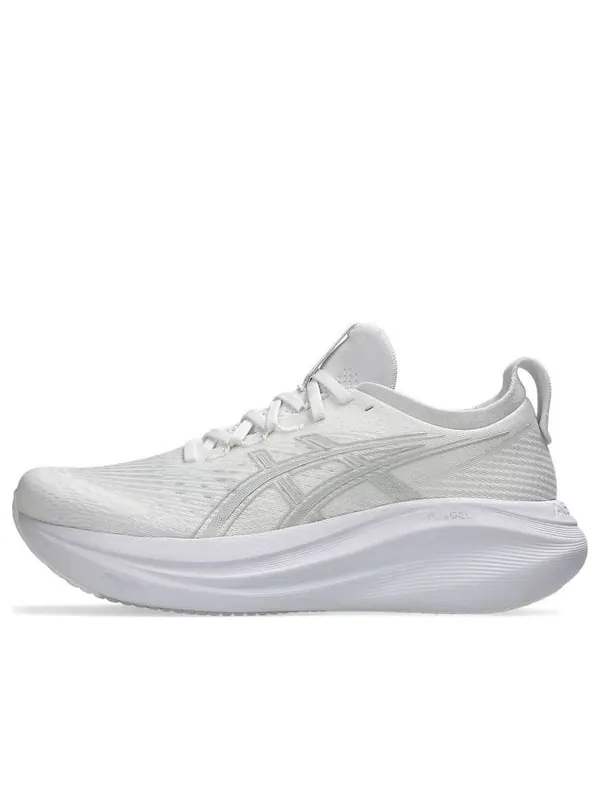 Кроссовки gel-nimbus 27 'white glacier grey' Asics — изображение 1 из 4, белый/серый