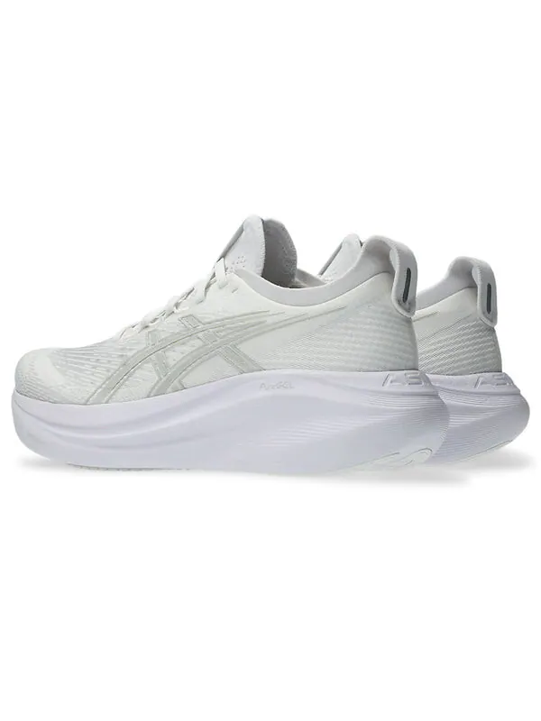 Кроссовки gel-nimbus 27 'white glacier grey' Asics — изображение 4 из 4, белый/серый