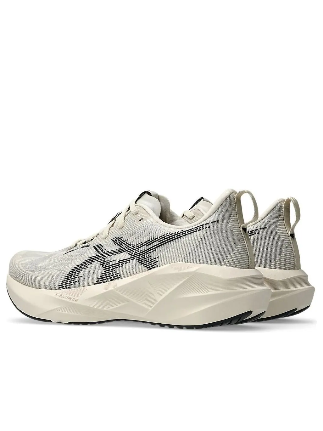 Кроссовки ASICS Novablast 5 'Oatmeal Black' — изображение 4 из 7, серый