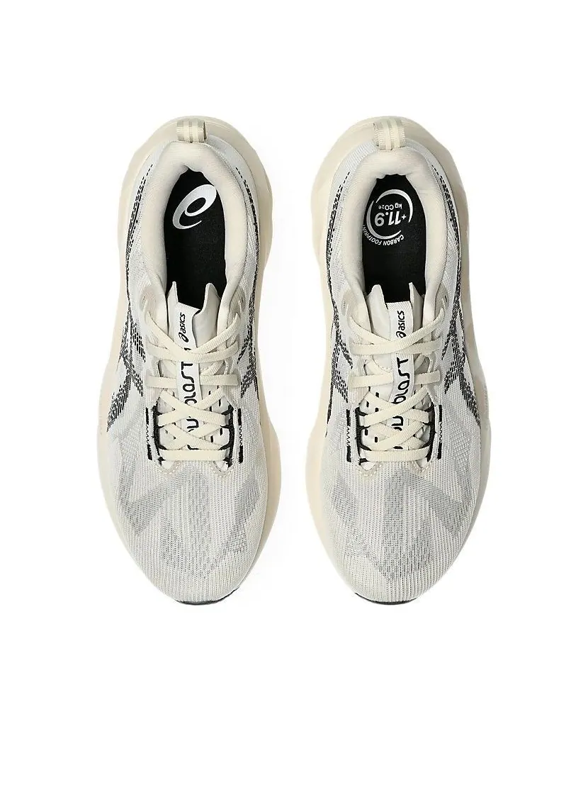 Кроссовки ASICS Novablast 5 'Oatmeal Black' — изображение 6 из 7, серый