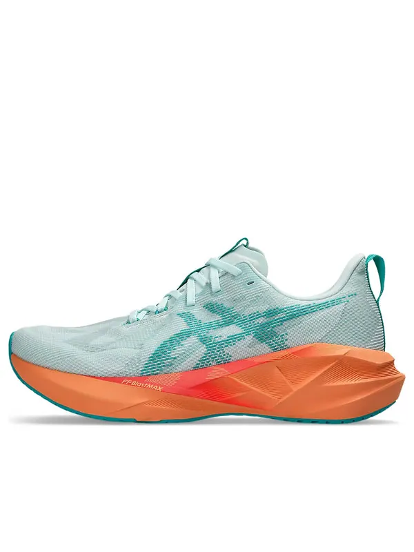 Кроссовки novablast 5 'soothing sea wave teal orange' Asics — изображение 1 из 4, голубой