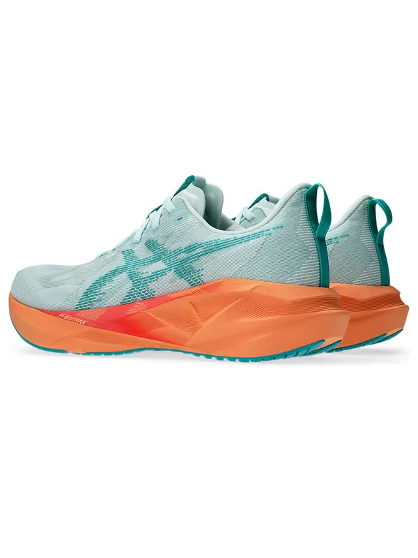 Кроссовки novablast 5 'soothing sea wave teal orange' Asics — изображение 4 из 4, голубой