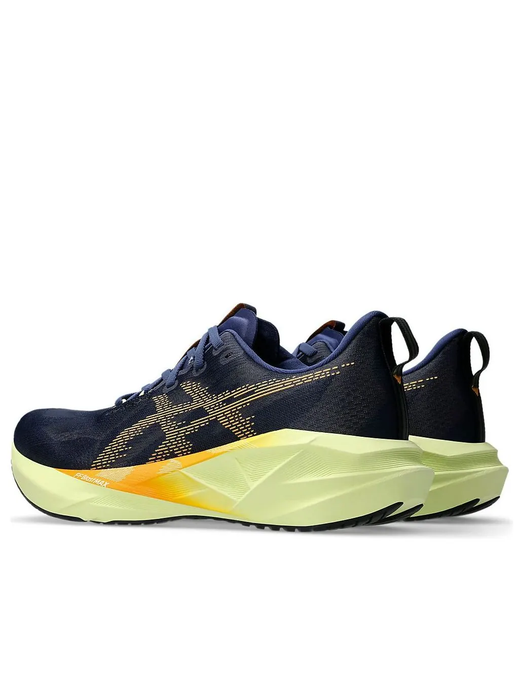 Кроссовки ASICS Novablast 5 'Indigo Blue Amber' — изображение 3 из 6, черный