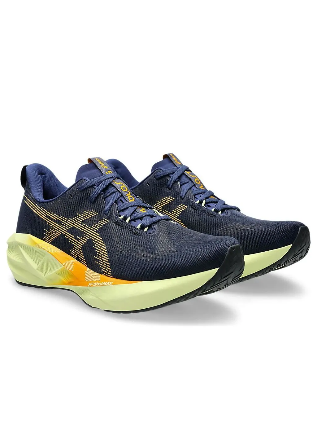 Asics Novablast 5 'Indigo Blue Amber' — изображение 2 из 6, индиго синий