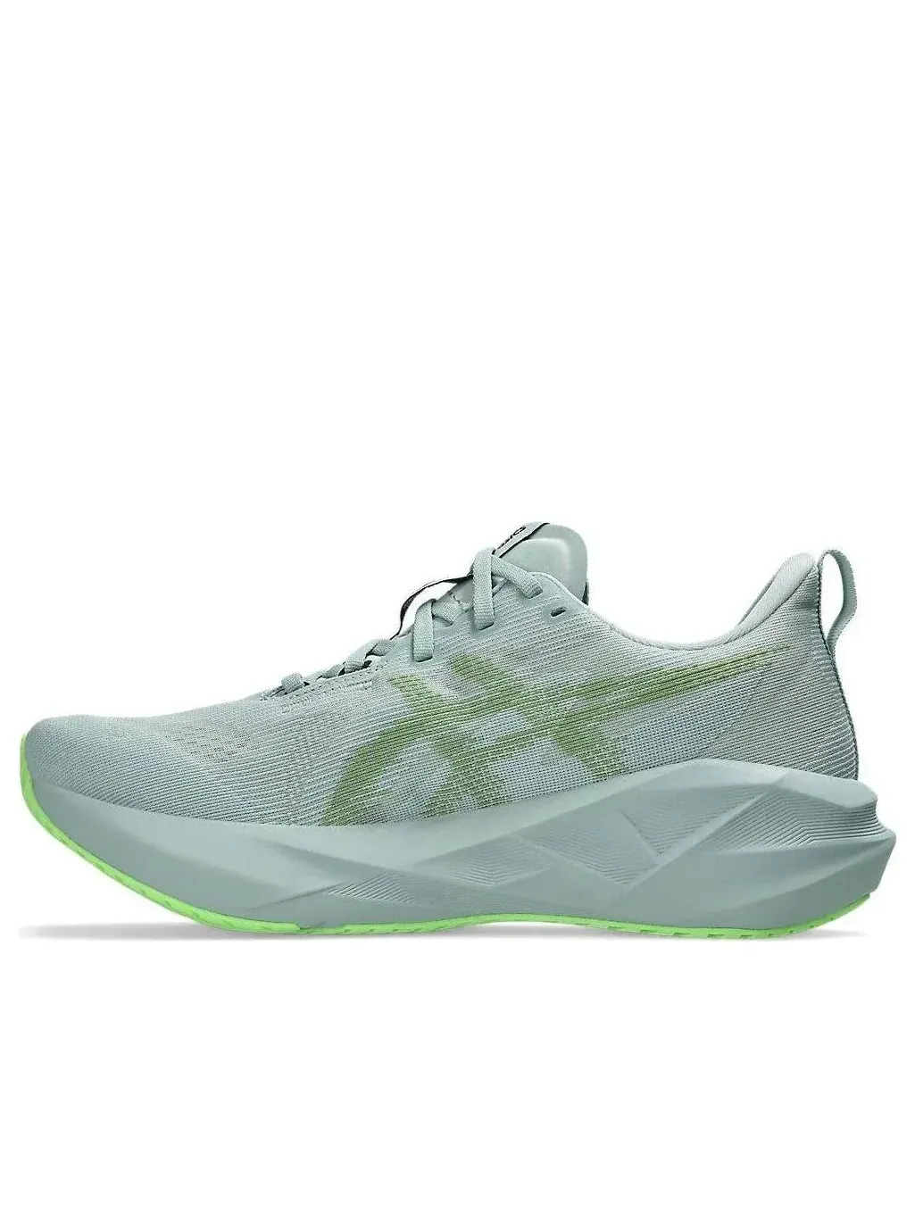 Кроссовки ASICS Novablast 5 'Cold Moss Light Orange' — изображение 1 из 7, зеленый