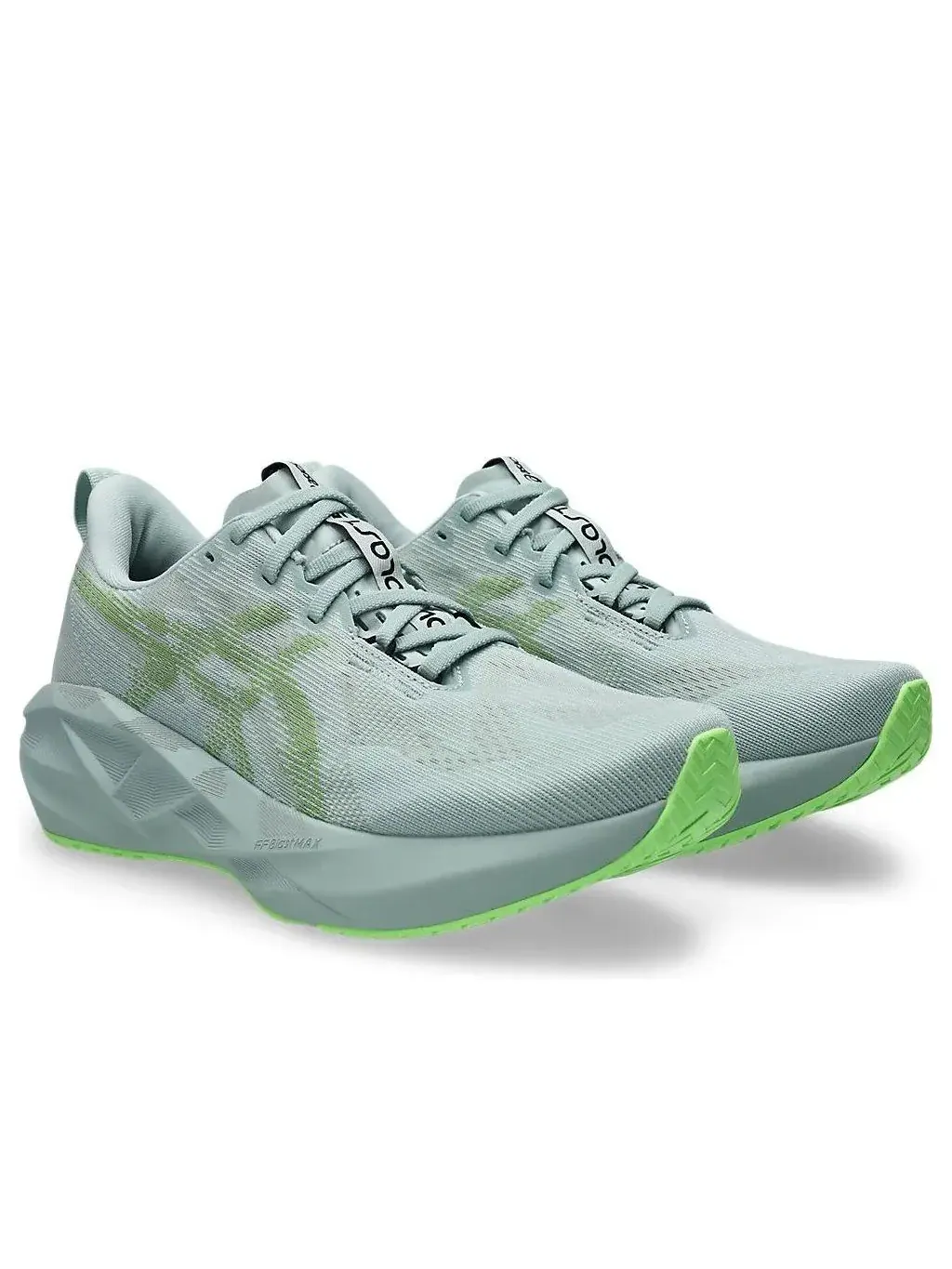Кроссовки ASICS Novablast 5 'Cold Moss Light Orange' — изображение 3 из 7, зеленый