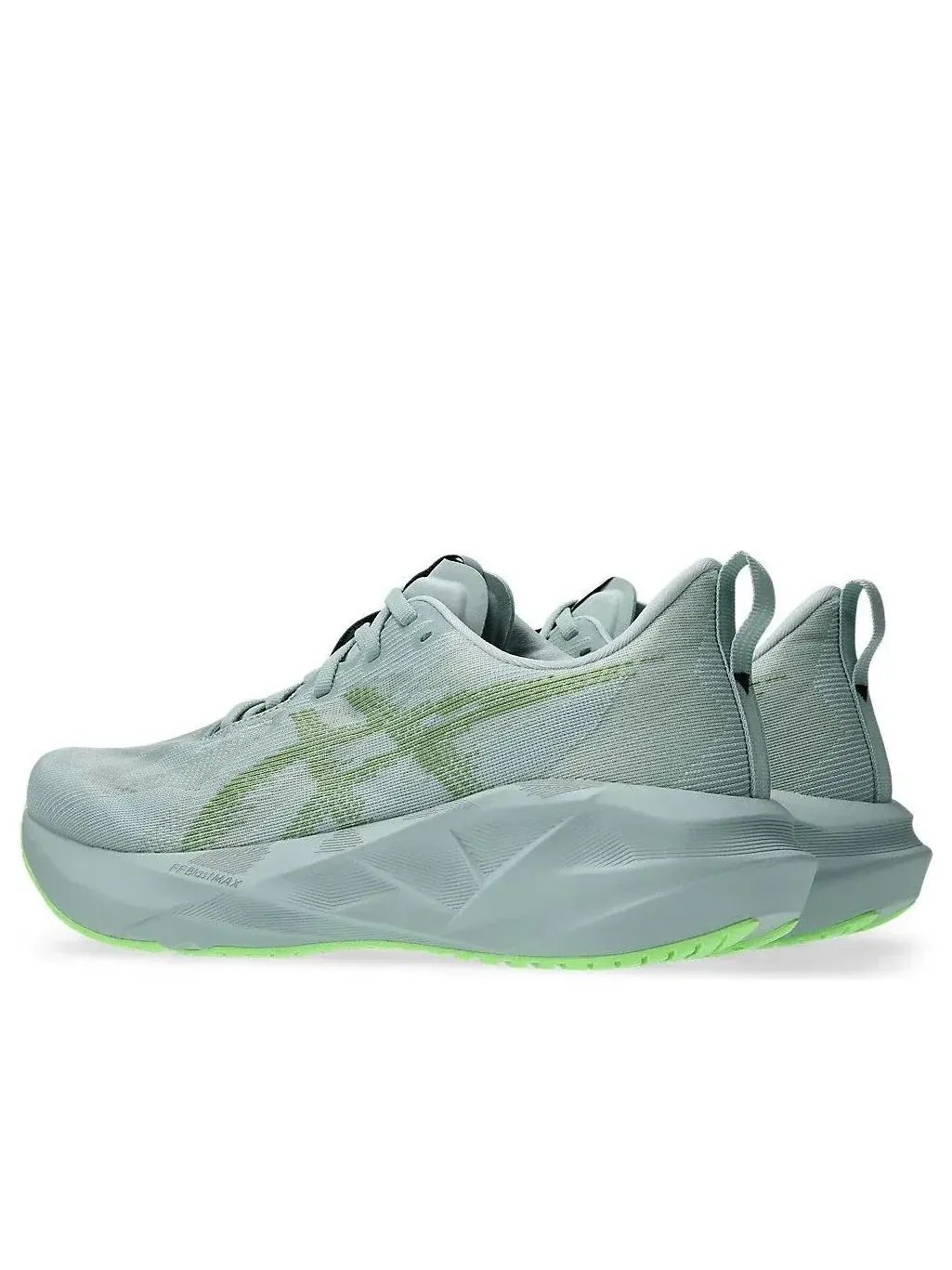 Кроссовки ASICS Novablast 5 'Cold Moss Light Orange' — изображение 4 из 7, зеленый