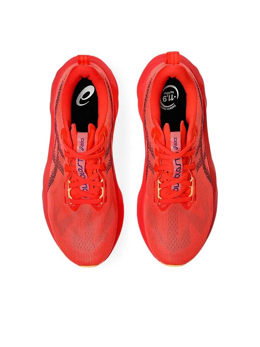 Кроссовки ASICS Novablast 5 'Flash Red Edo Purple' — изображение 5 из 5, красный