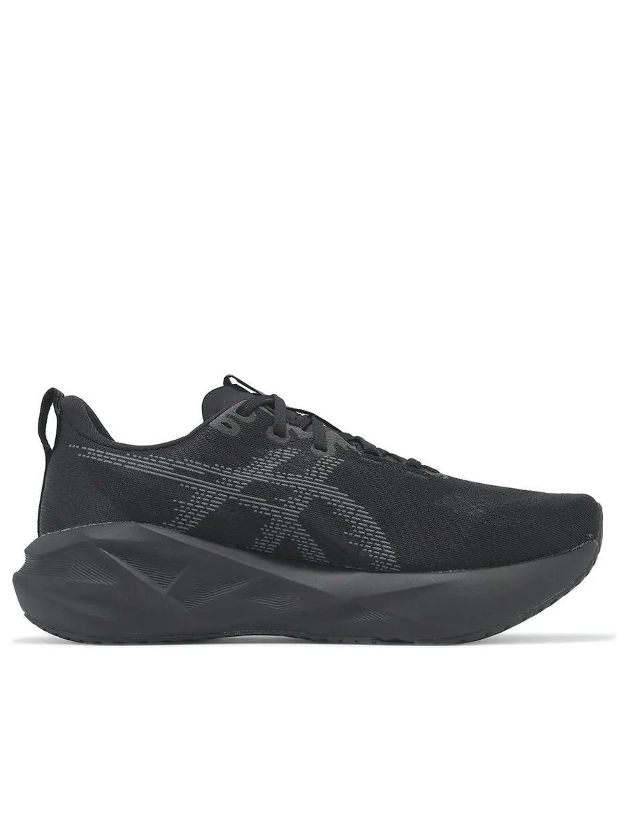 Кроссовки ASICS Novablast 5 2E Wide 'Black Carrier Grey' — изображение 2 из 5, черный