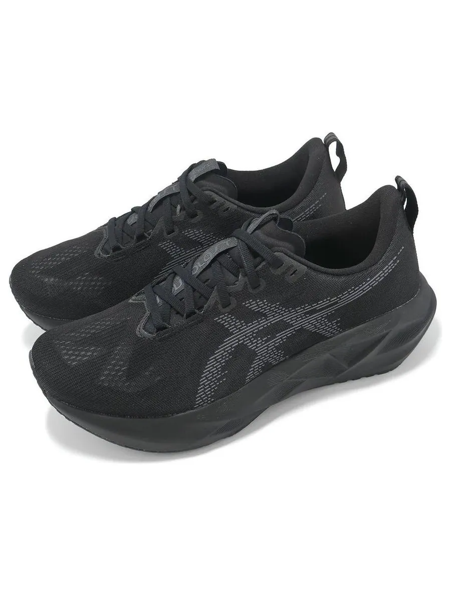 Кроссовки ASICS Novablast 5 2E Wide 'Black Carrier Grey' — изображение 3 из 5, черный