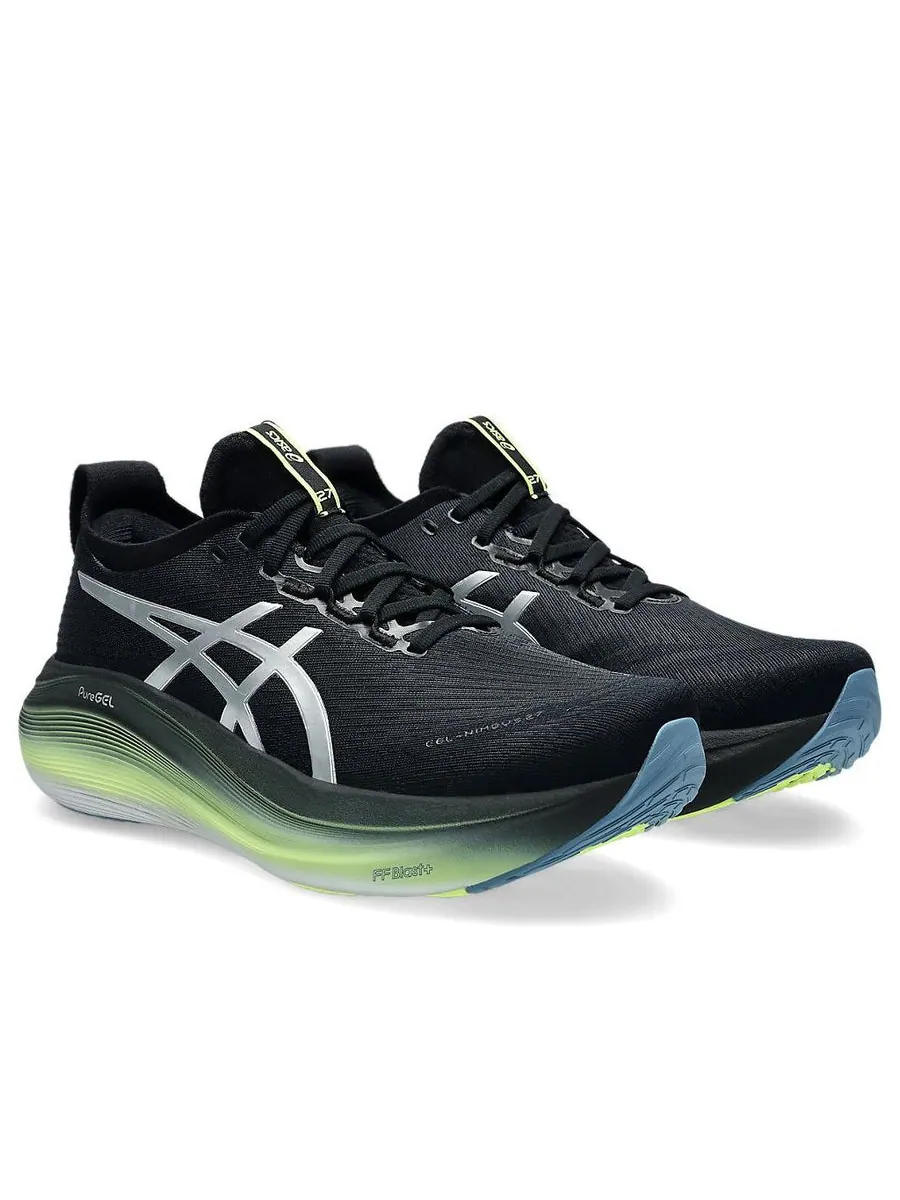 Кроссовки ASICS Gel-Nimbus 27 Luxe 'Black Green' — изображение 2 из 5, черный