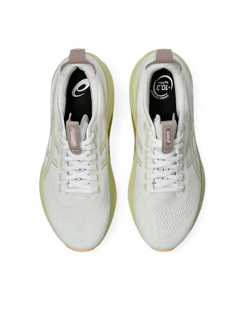 Кроссовки ASICS GEL-Kayano 32 WIDE 'White Orange Glow' — изображение 4 из 5, белый