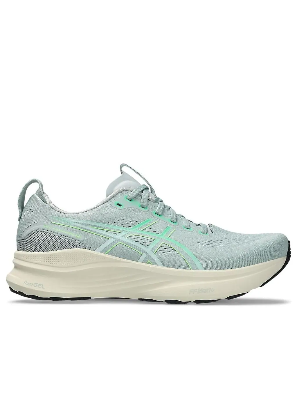 Asics Gel-Kayano 32 2E Wide 'Cold Moss Vital Green' — изображение 2 из 7, зеленый