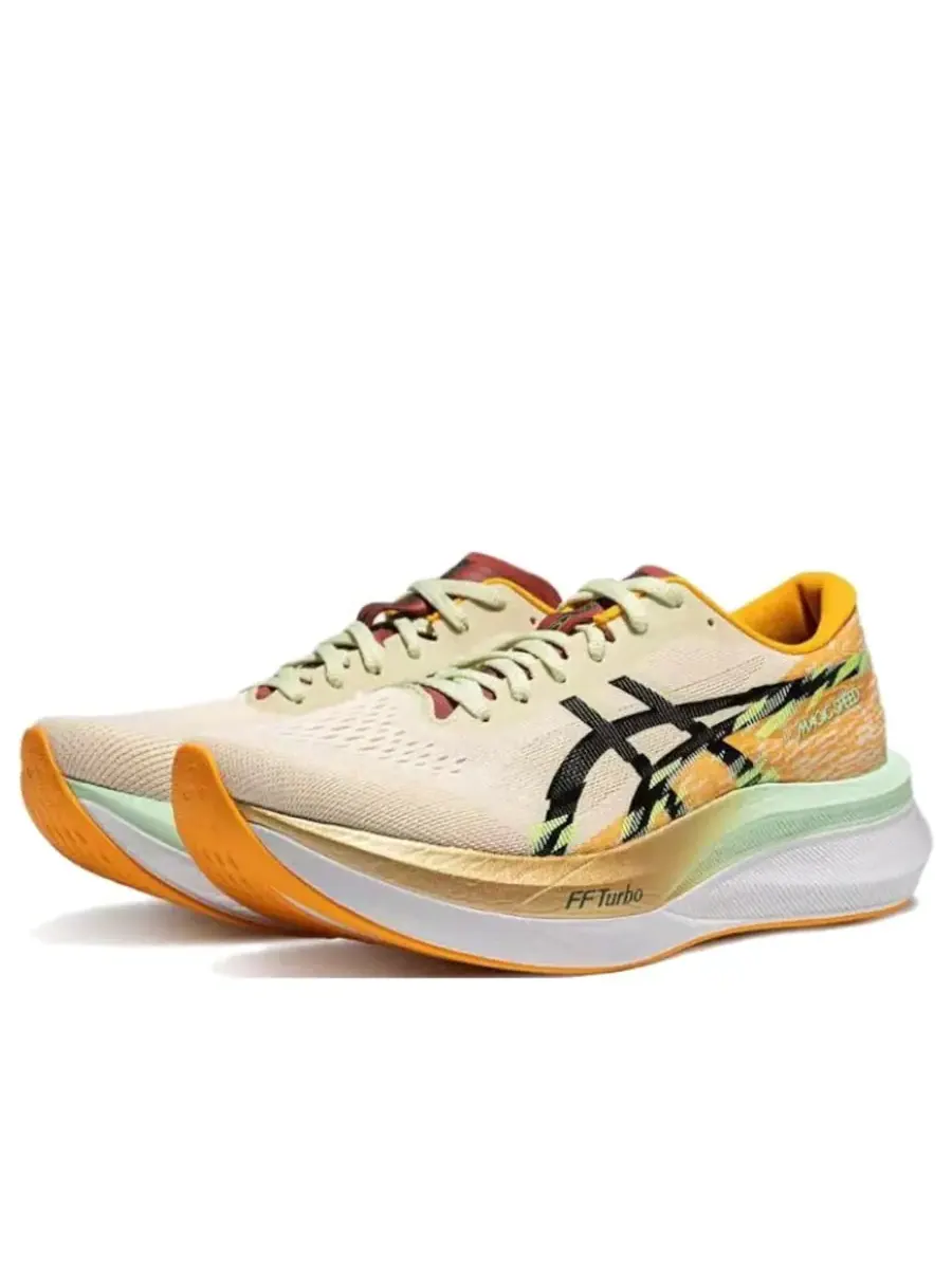 Кроссовки ASICS Magic Speed 4 'Chengdu' — изображение 3 из 4, желтый
