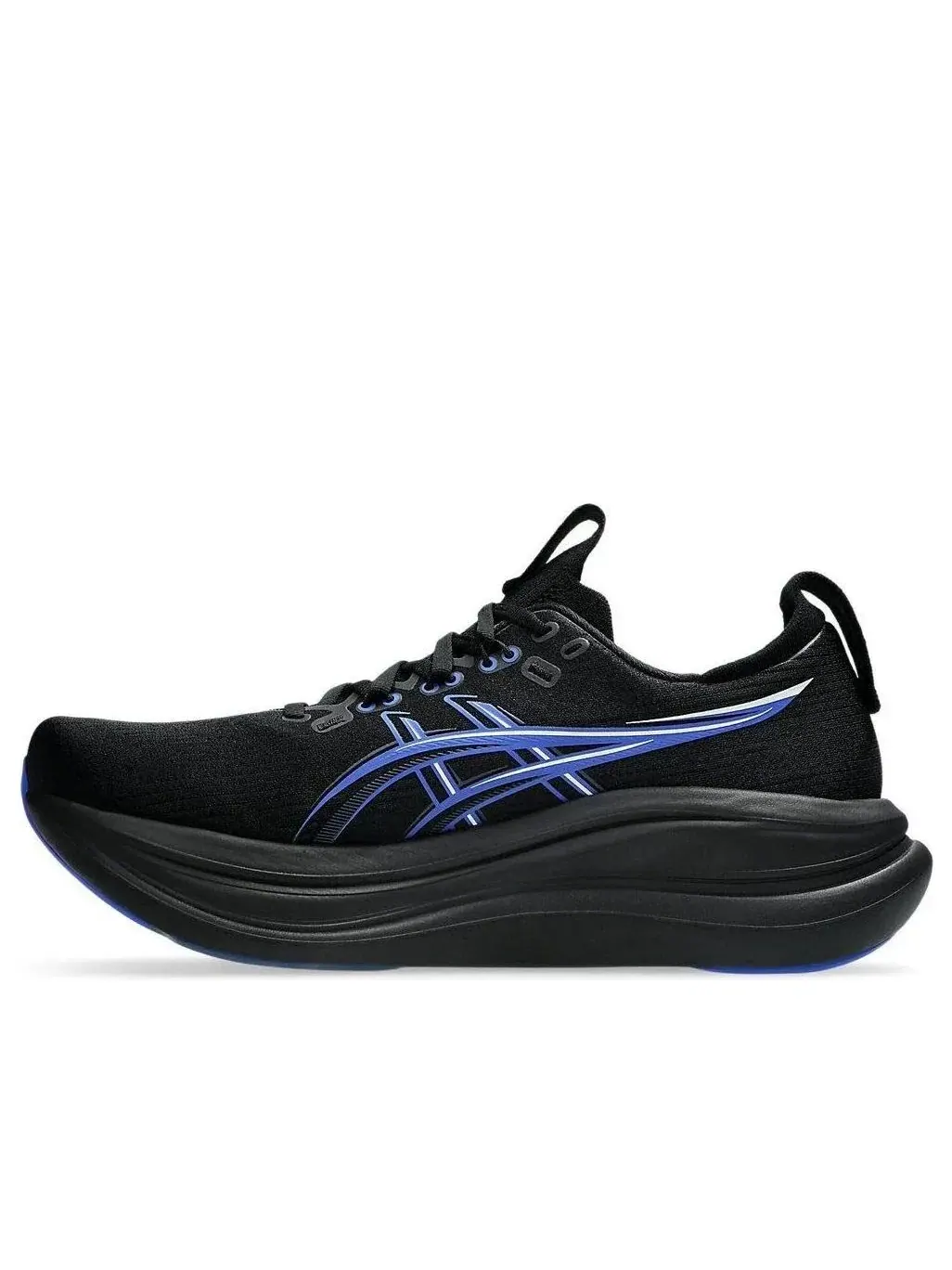 Мужские беговые кроссовки с шнуровкой Gel-Nimbus 28 ASICS — изображение 1 из 7, черный