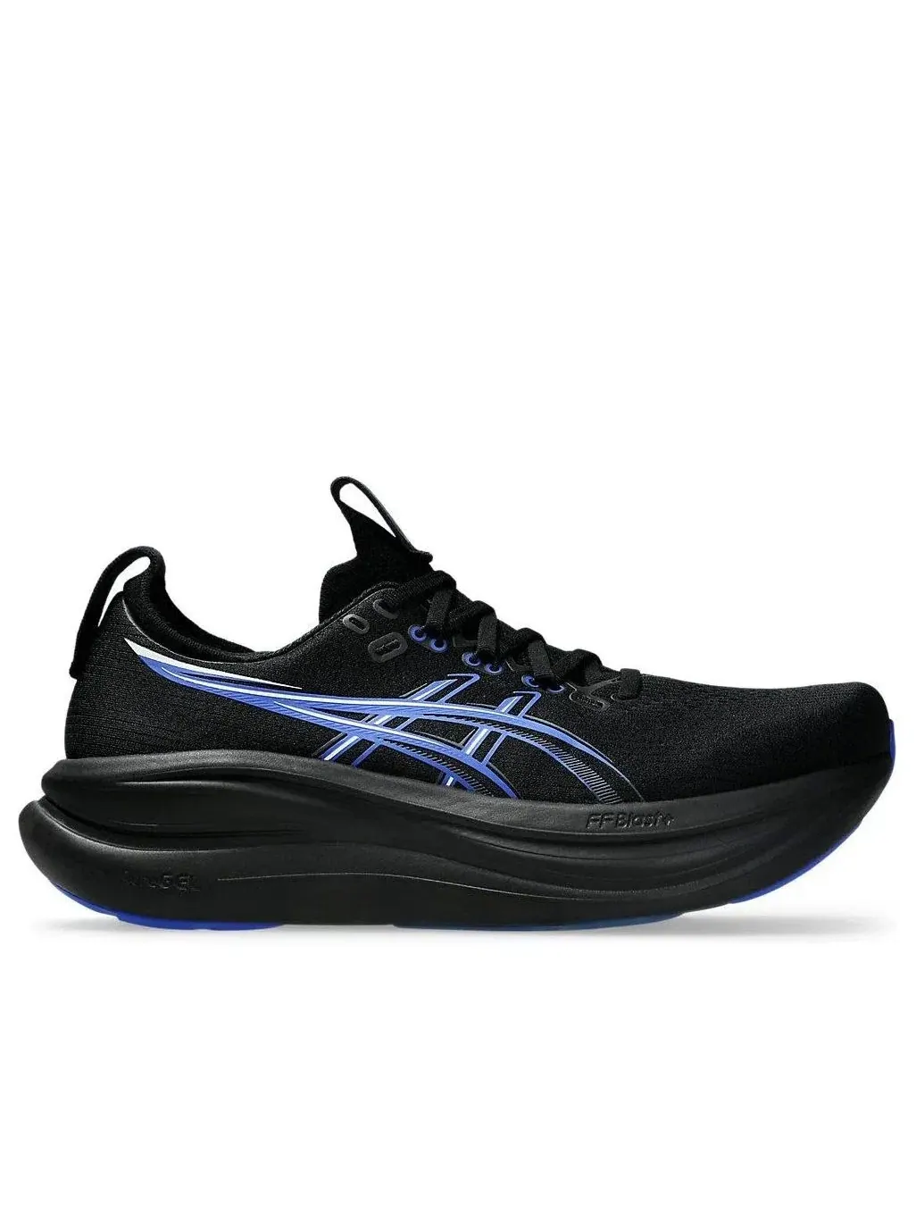 Мужские беговые кроссовки с шнуровкой Gel-Nimbus 28 ASICS — изображение 2 из 7, черный