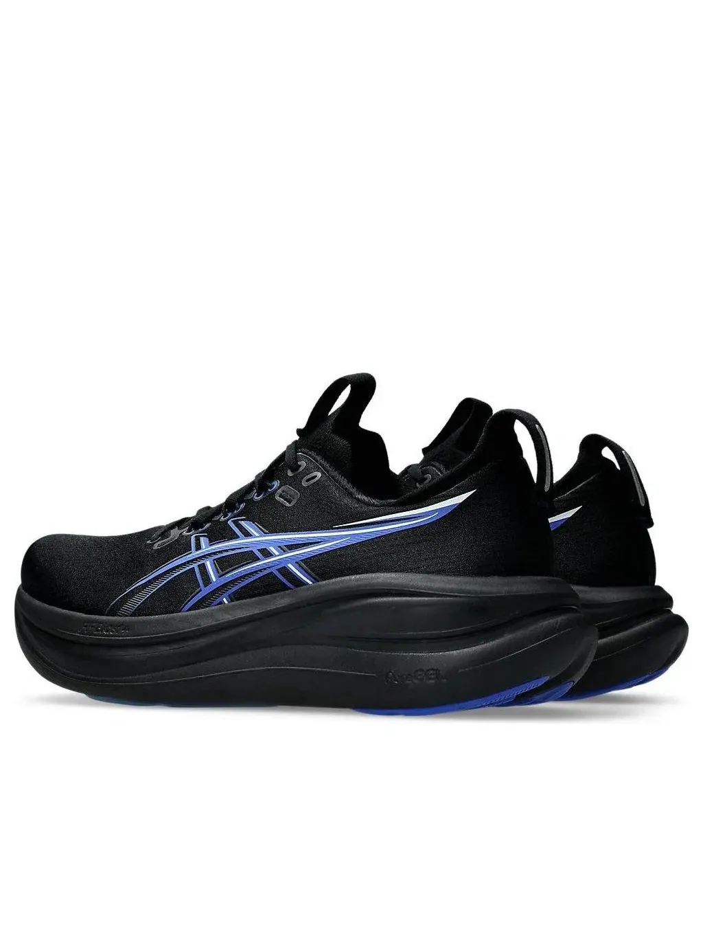 Мужские беговые кроссовки с шнуровкой Gel-Nimbus 28 ASICS — изображение 4 из 7, черный