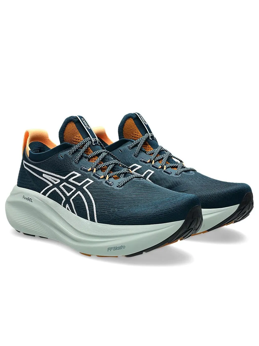 Кроссовки ASICS Gel-Nimbus 27 TR 'Nature Bathing Tranquil Teal' — изображение 3 из 7, темно-синий