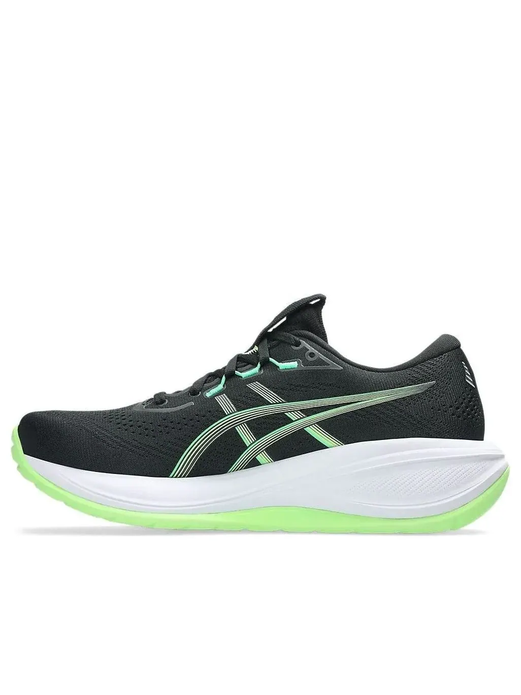 Кроссовки ASICS Gel-Cumulus 28 'Black Illuminate Green' — изображение 1 из 7, черный