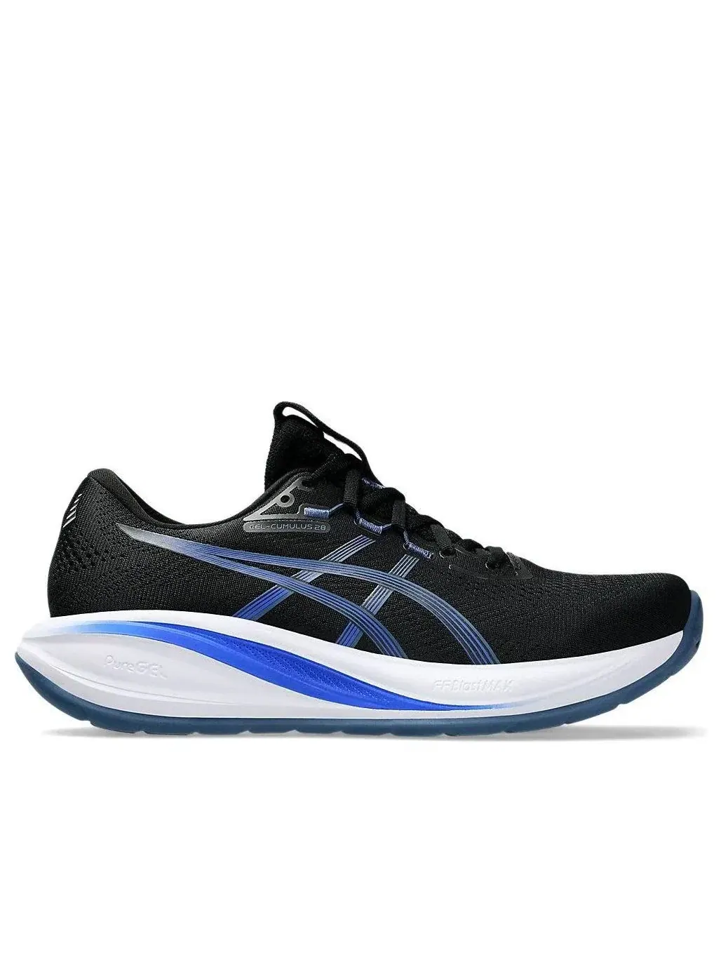 Мужские кроссовки для бега с сетчатым верхом Asics Gel-Cumulus 28 — изображение 2 из 7, черный