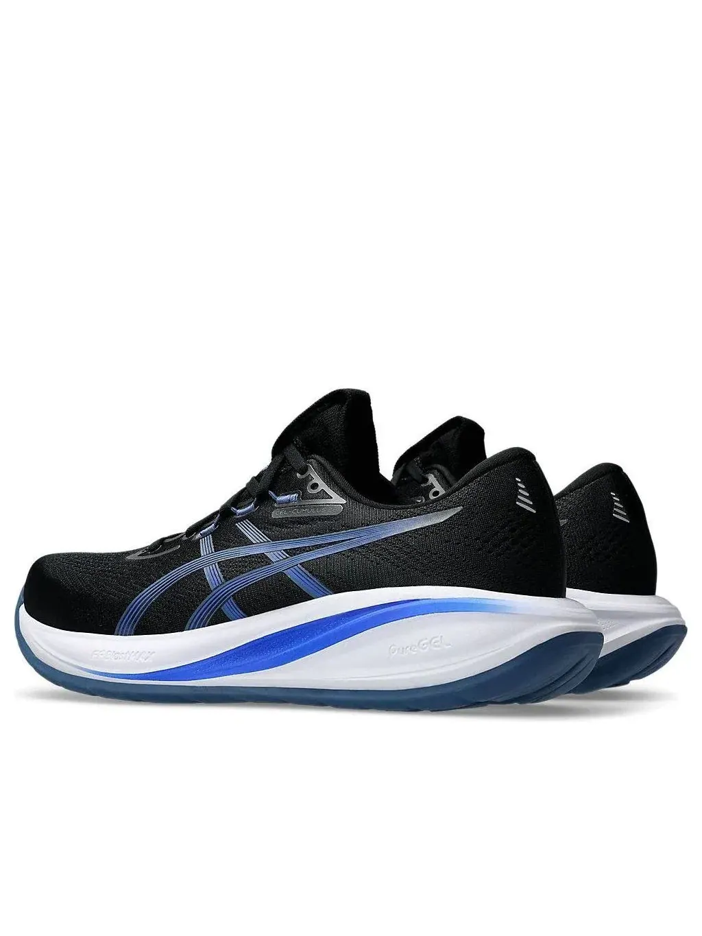 Мужские кроссовки для бега с сетчатым верхом Asics Gel-Cumulus 28 — изображение 4 из 7, черный