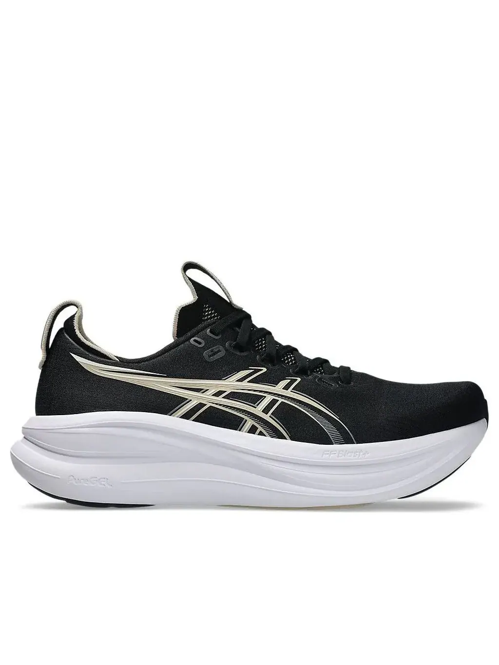 Кроссовки ASICS Gel-Nimbus 28 4E Extra Wide 'Black Feather Grey' 1011C145-002 — изображение 2 из 7, черный