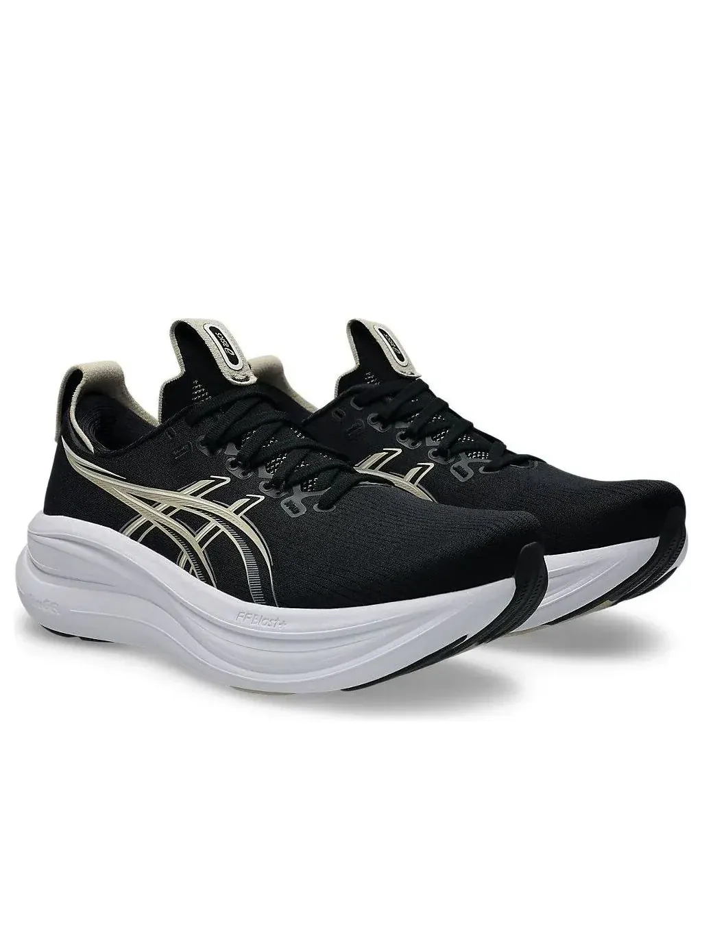 Кроссовки ASICS Gel-Nimbus 28 4E Extra Wide 'Black Feather Grey' 1011C145-002 — изображение 3 из 7, черный