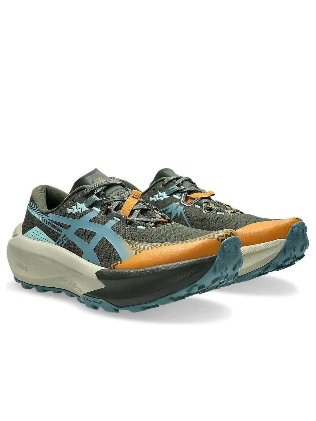 Мужские кроссовки для бега с сетчатым верхом Trabuco Max 5 ASICS — изображение 3 из 7, бирюзовый