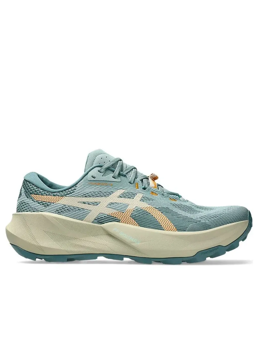 Мужские кроссовки для бега с сетчатым верхом Trabuco 14 ASICS — изображение 2 из 7, бирюзовый