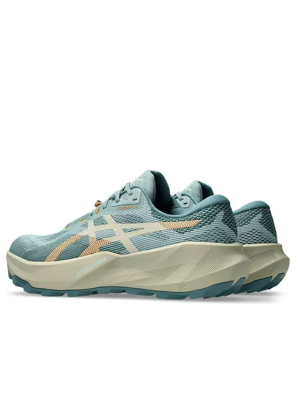 Мужские кроссовки для бега с сетчатым верхом Trabuco 14 ASICS — изображение 4 из 7, бирюзовый