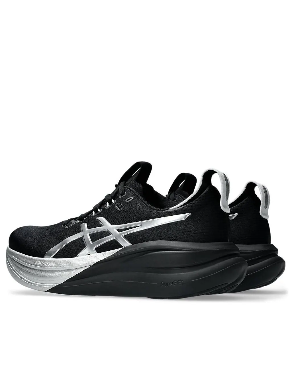 Asics Gel-Nimbus 28 'Platinum Black' — изображение 4 из 7, платиновый/черный
