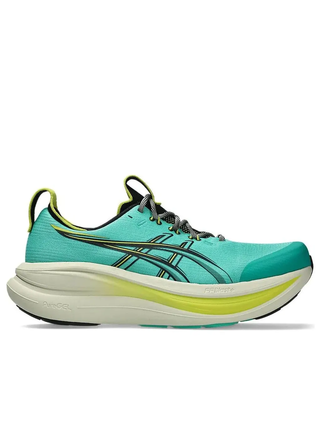 Кроссовки ASICS Nimbus 28 TR 'Aurora Green Black' 1011C216-300 — изображение 6 из 6, зеленый