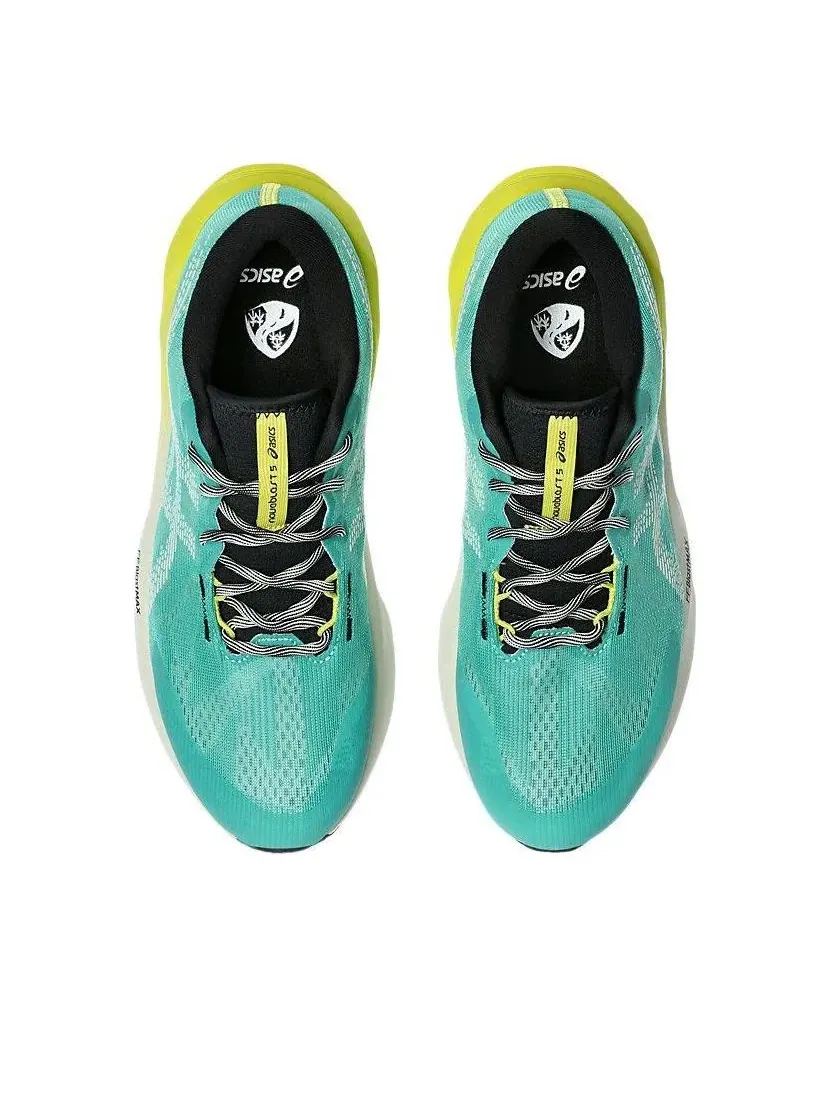 Кроссовки ASICS Novablast 5 TR 'Aurora Green Light Dust' 1011C217-300 — изображение 3 из 6, зеленый