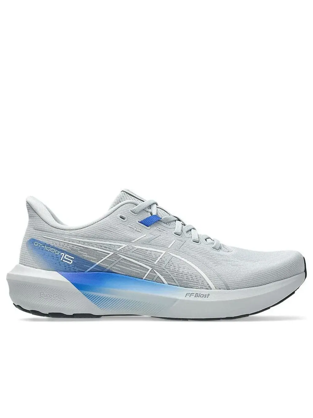 Мужские кроссовки для бега с сетчатым верхом ASICS GT-1000 15 — изображение 2 из 7, серый