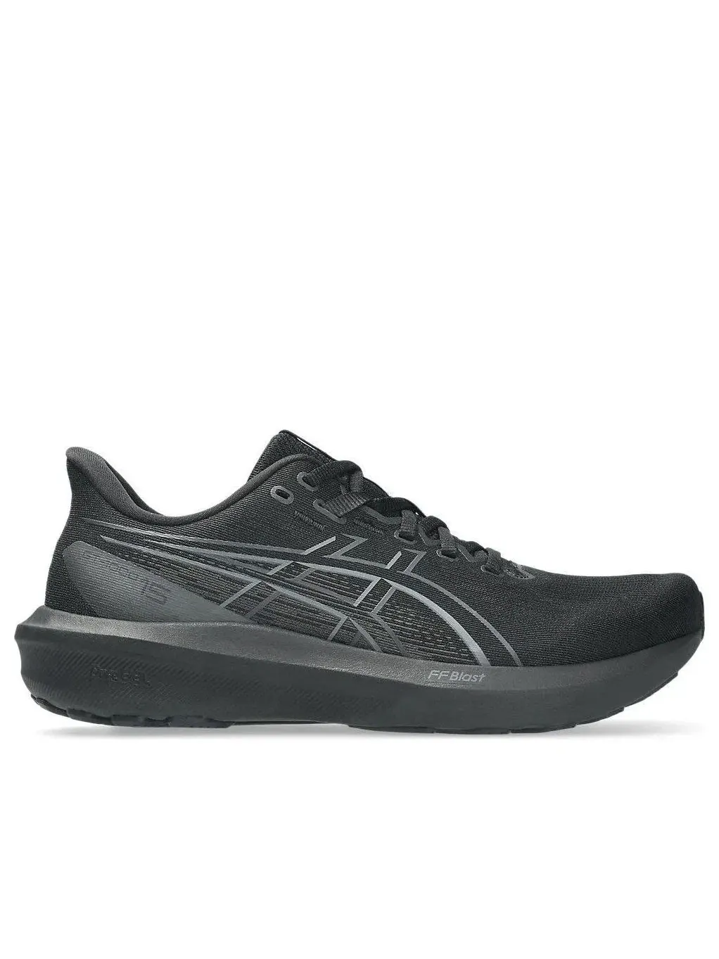 Мужские беговые кроссовки с шнуровкой Gt-1000 15 ASICS — изображение 2 из 6, черный