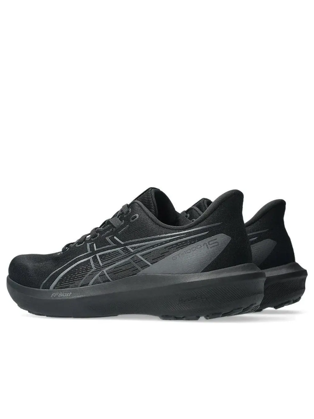 Мужские беговые кроссовки с шнуровкой Gt-1000 15 ASICS — изображение 3 из 6, черный