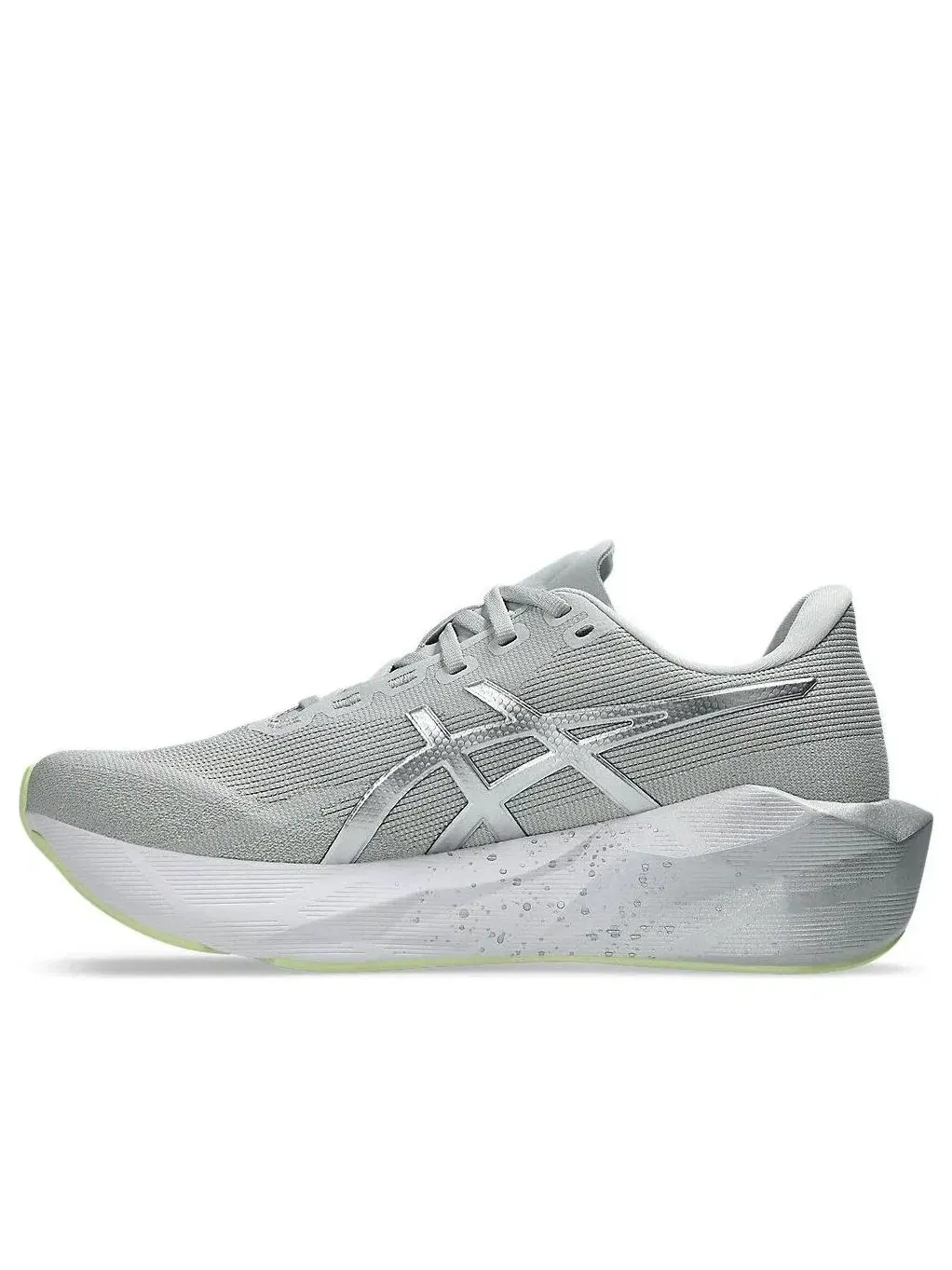 Мужские кроссовки для бега Novablast 6 Platinum Glow Green ASICS — изображение 1 из 7, серый