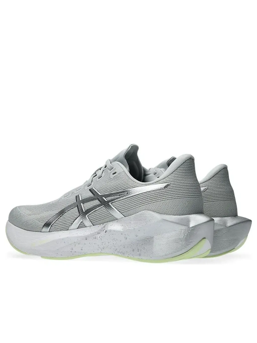 Мужские кроссовки для бега Novablast 6 Platinum Glow Green ASICS — изображение 4 из 7, серый