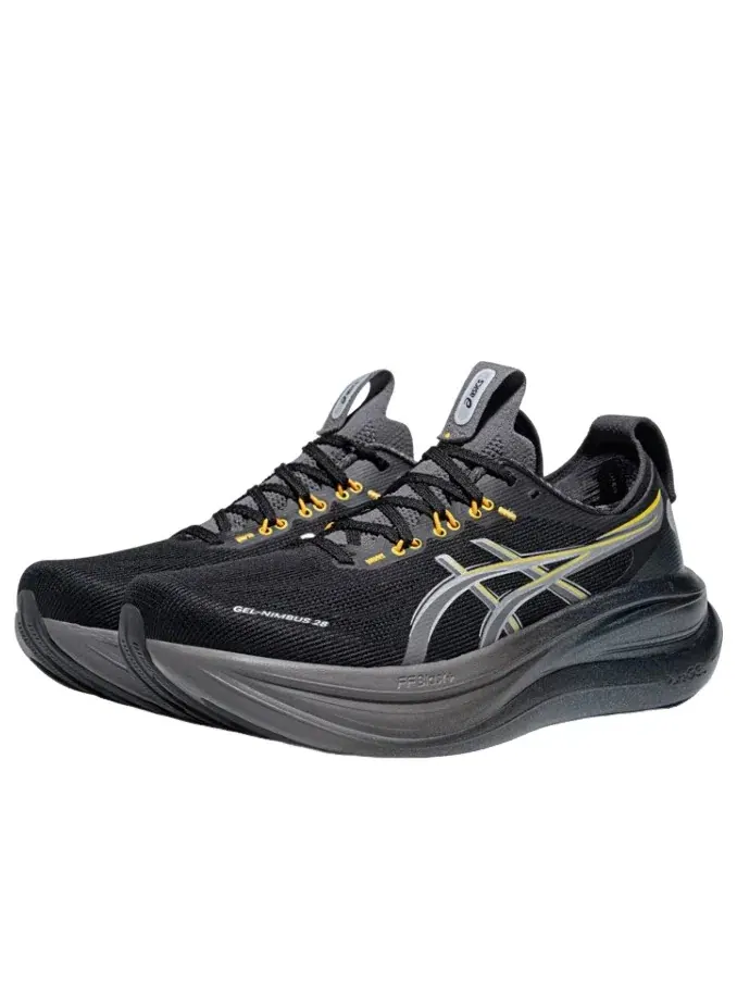 Мужские беговые кроссовки с шнуровкой Gel-Nimbus 28 ASICS — изображение 3 из 6, черный